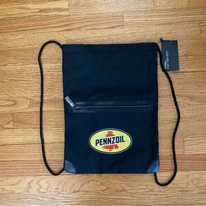 New, Ashbury by Spector & Co. Pennzoil drawstring backpack